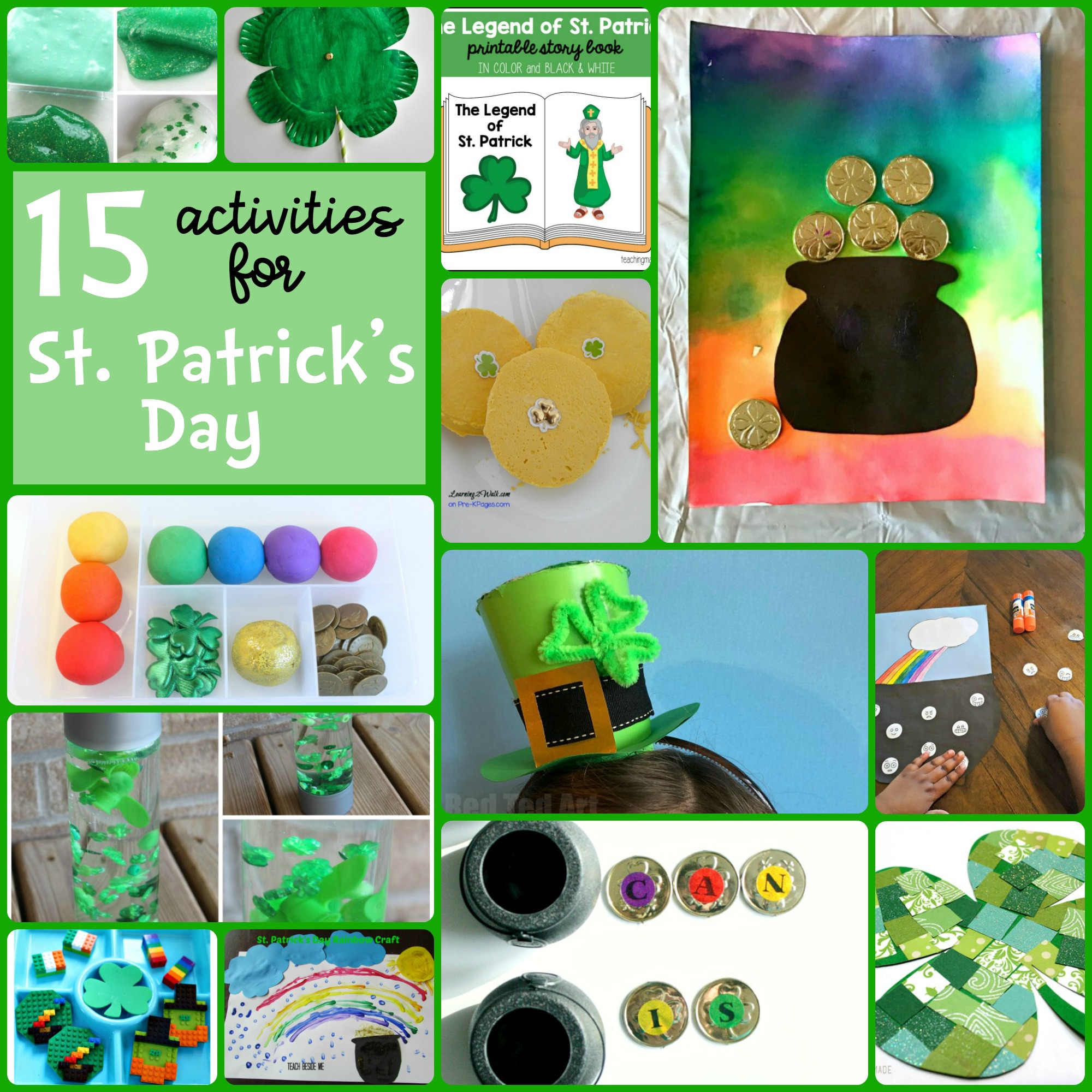 St Patrick's Day Hat DIY - Red Ted Art - Kids Crafts