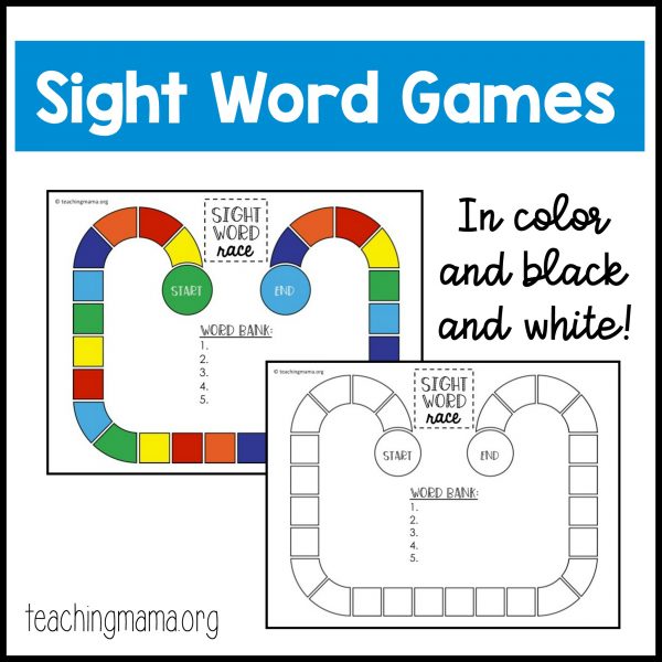 Sight Word Games