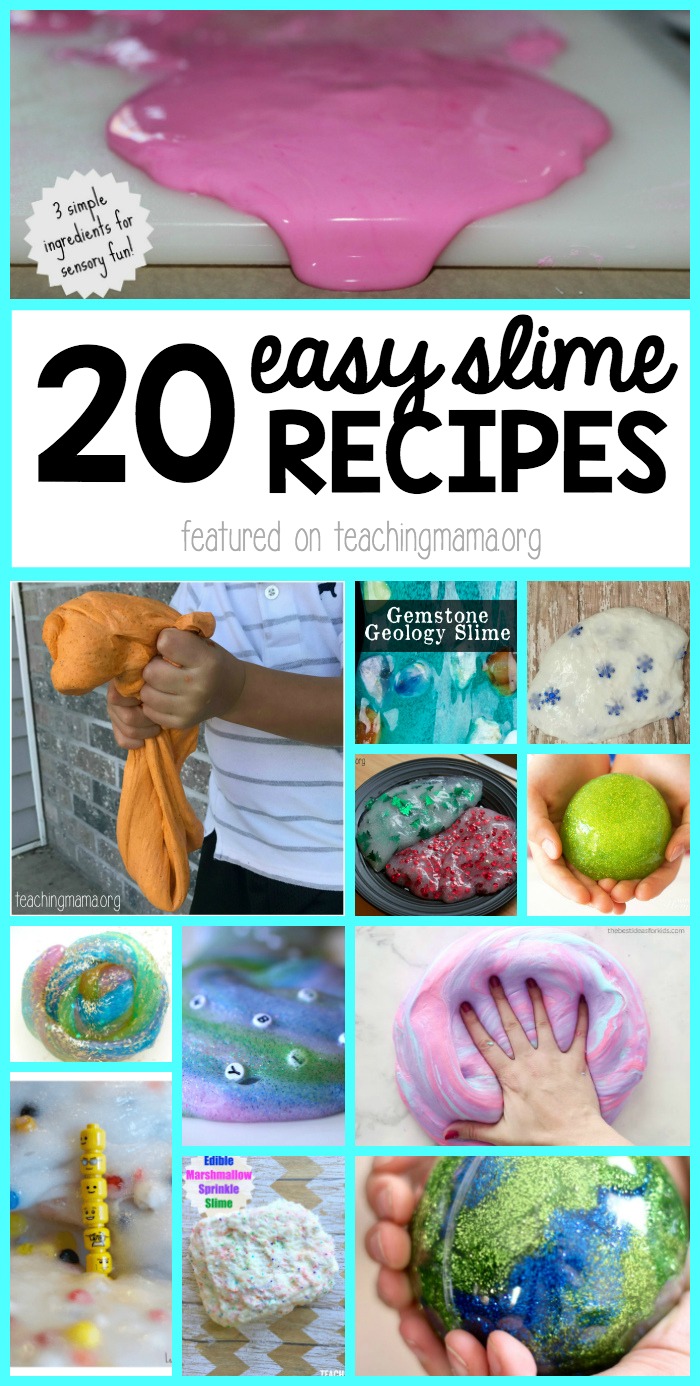 Making Slime - Recipe for Kids