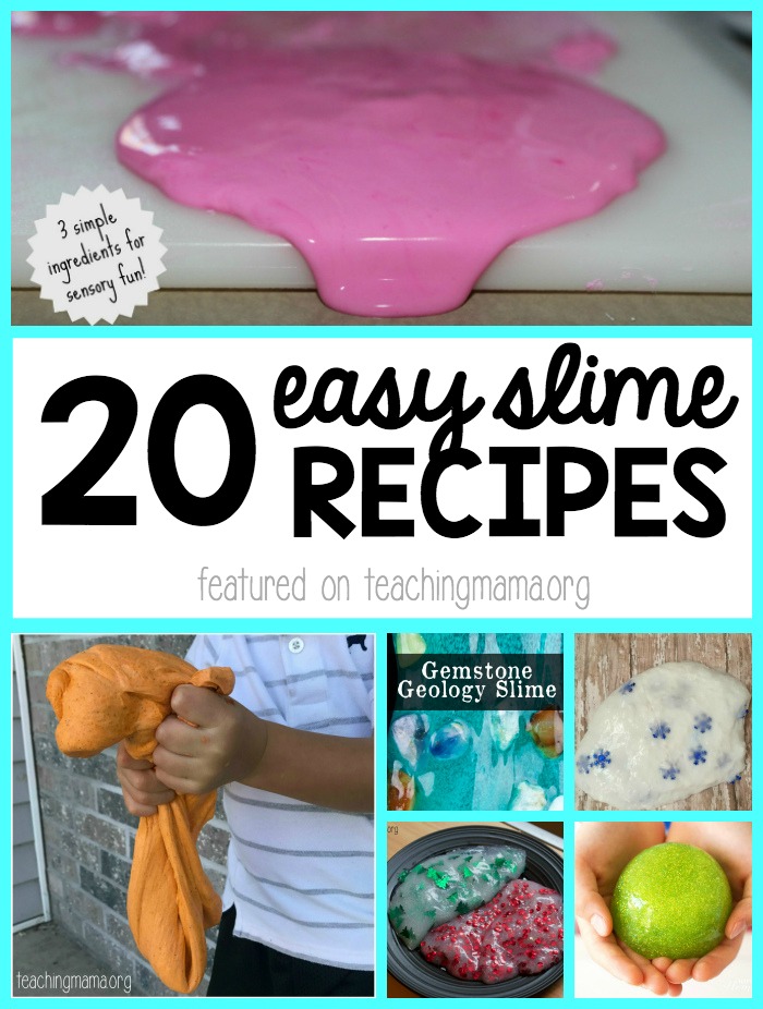 Easy Elmer's Glue Slime- An Easy Four Ingredient Recipe - The