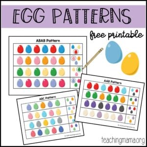 Egg Patterns Printable