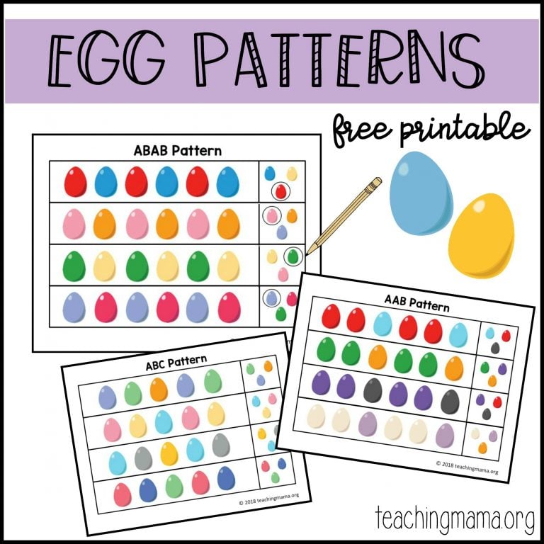 Egg Patterns Printable