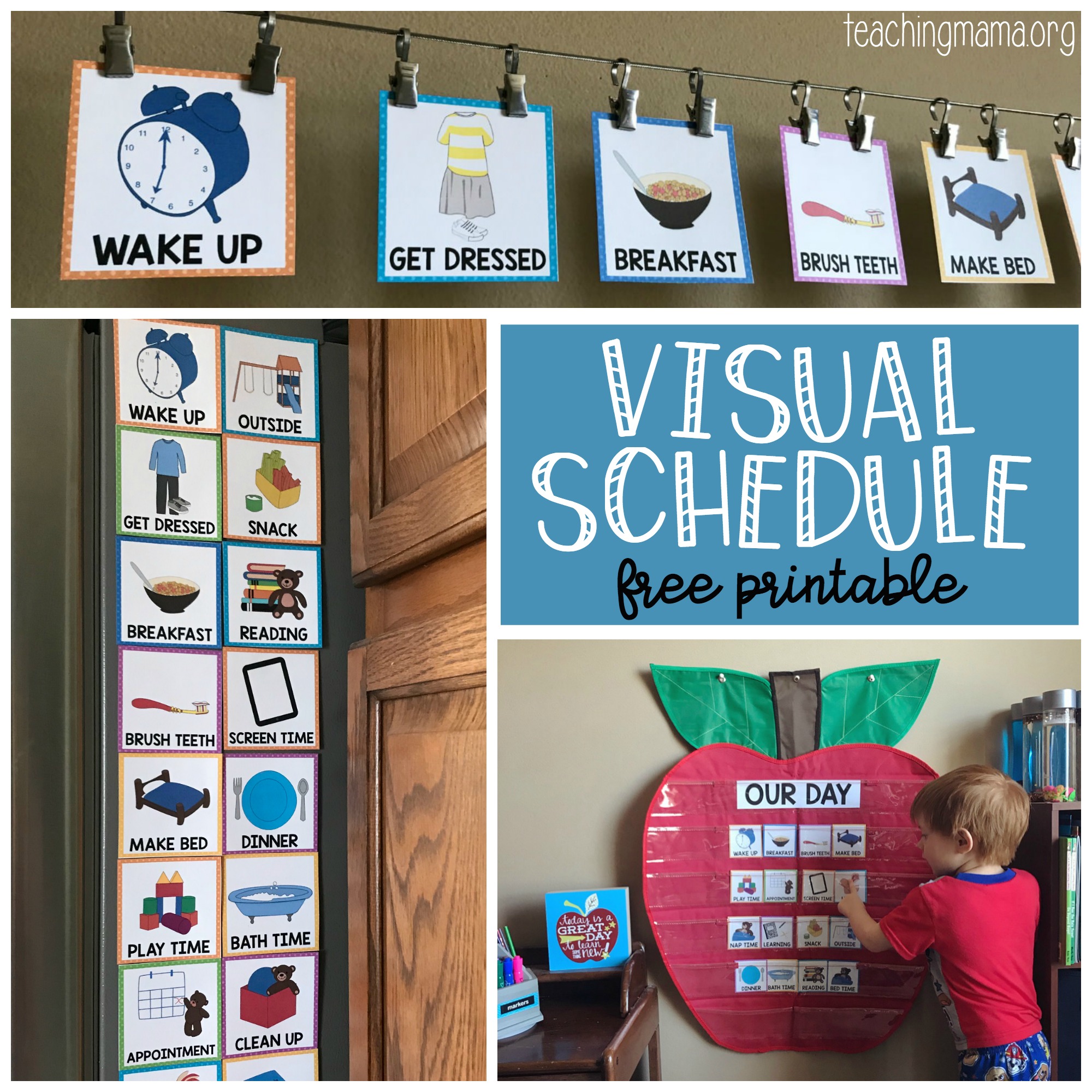 Visual Schedule For Toddlers