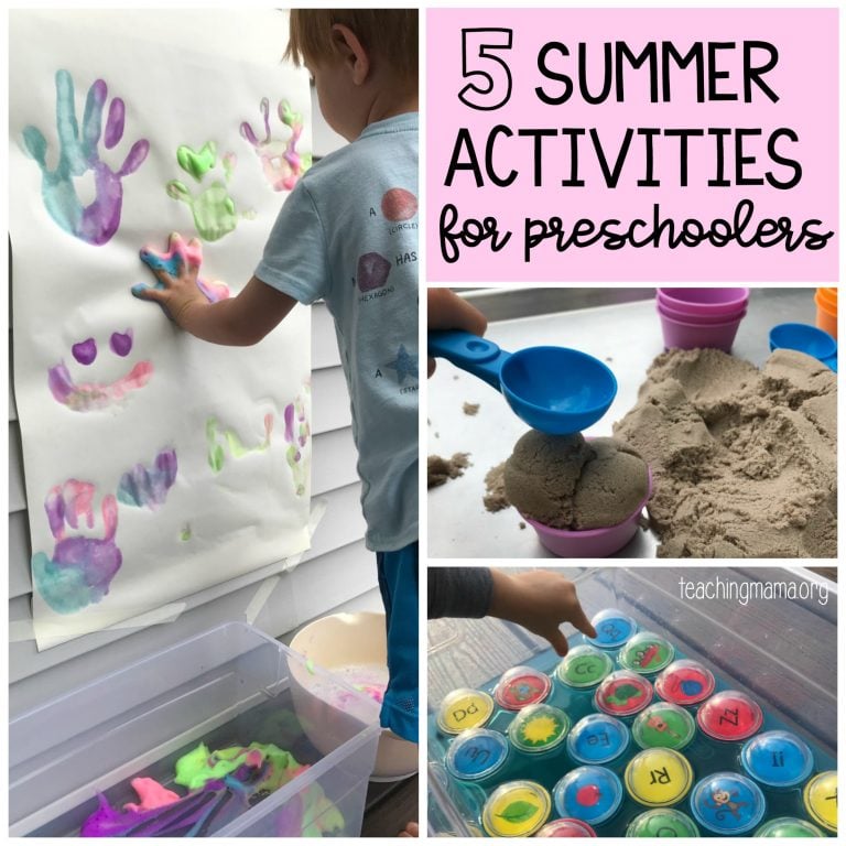 5 Summer Activities for Preschoolers