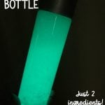 Glow-in-the-dark sensory bottle