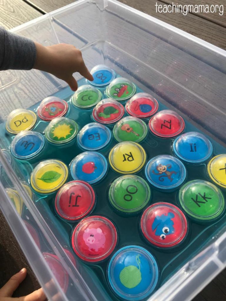 floating alphabet bubbles - lakeshore learning