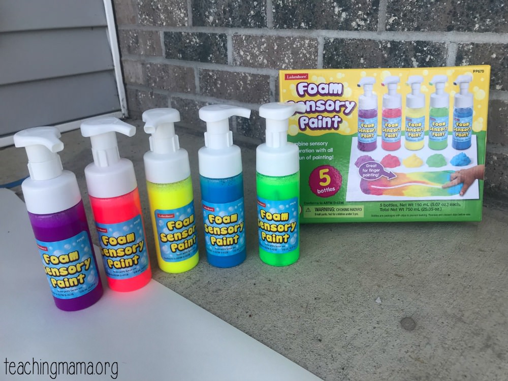 Foam Sensory Paint | Set of 5 | Lakeshore