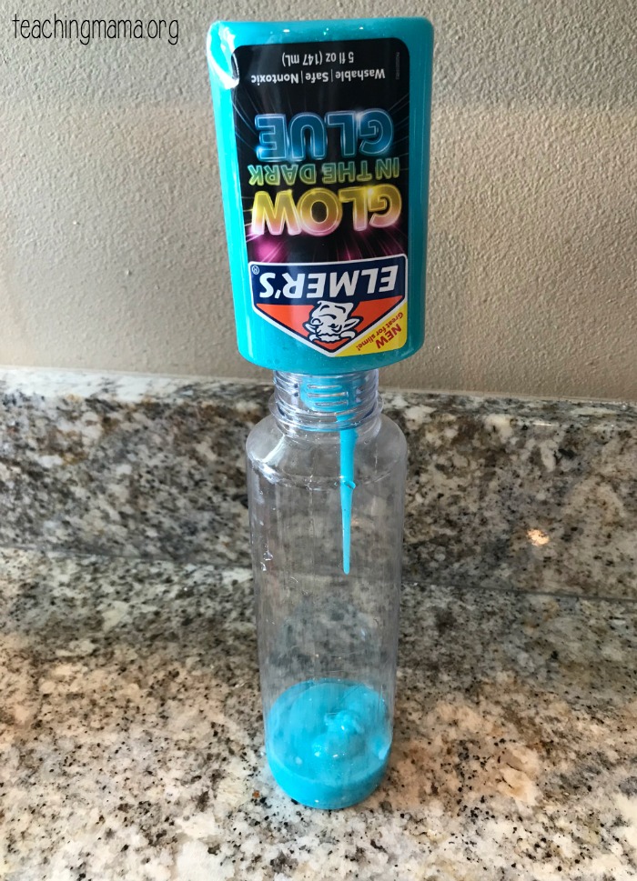 Glow in the Dark Sensory Bottle