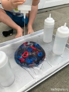 Alphabet Ice Excavation Activity