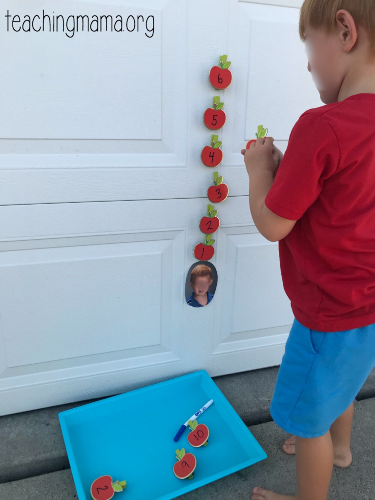 10 Apples Counting Activity