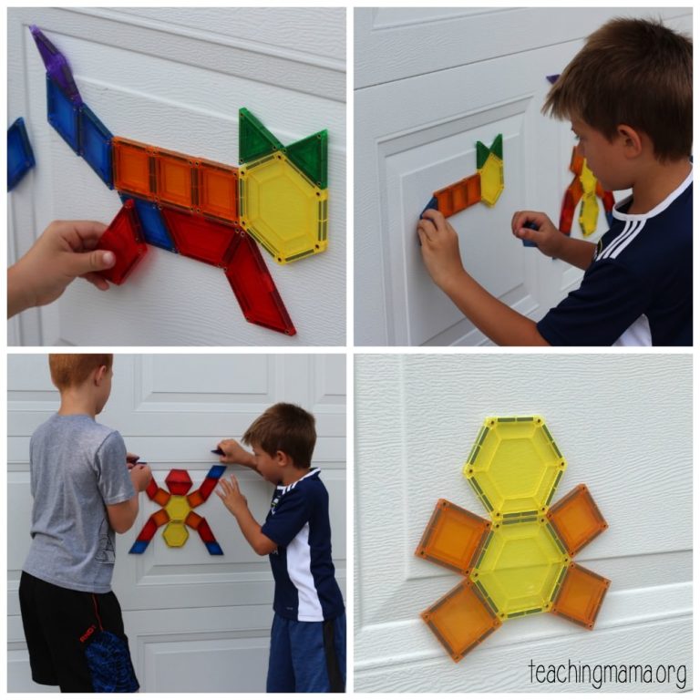 shapes collage Teaching Mama