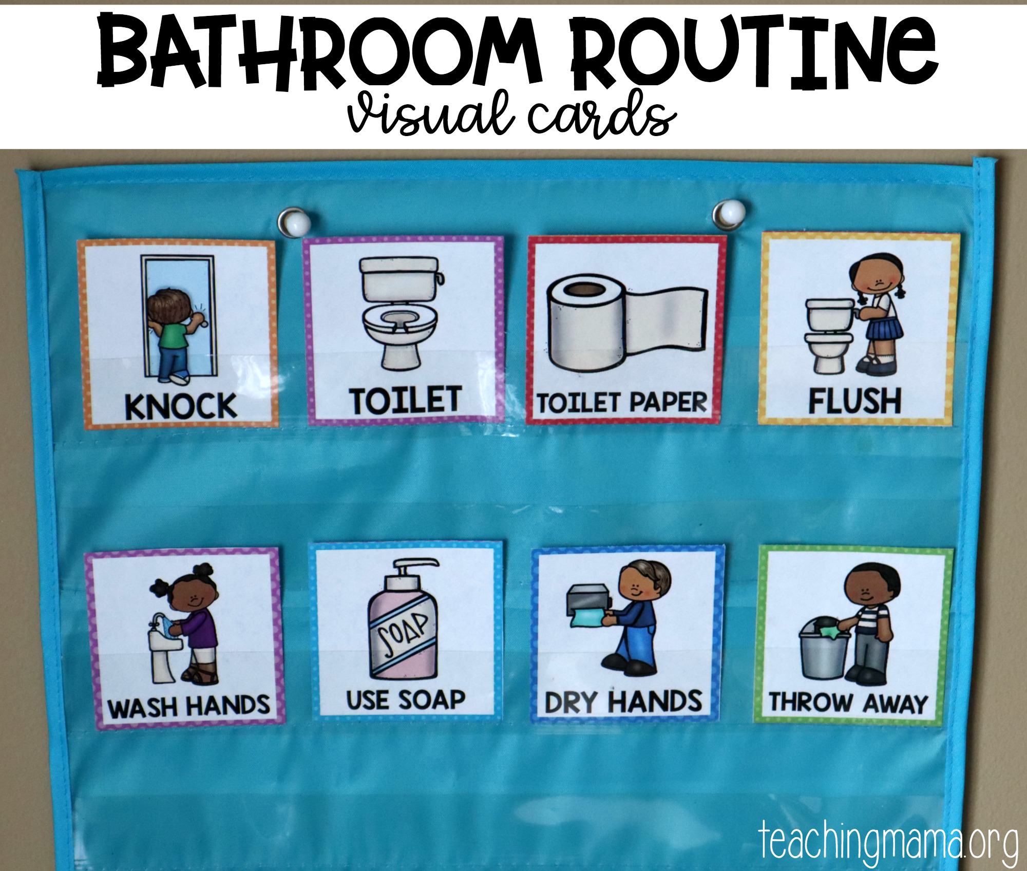 Bathroom Routine Visual Cards