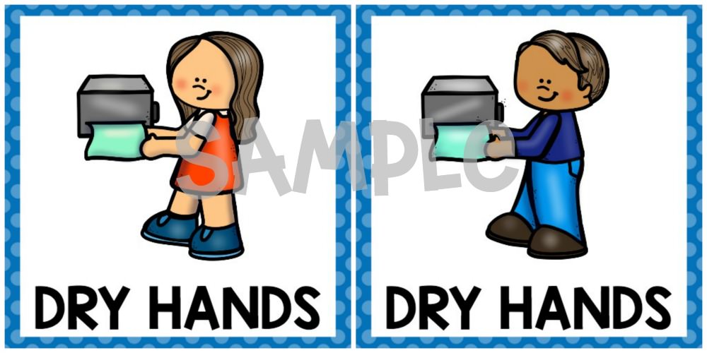 dry hands clip art