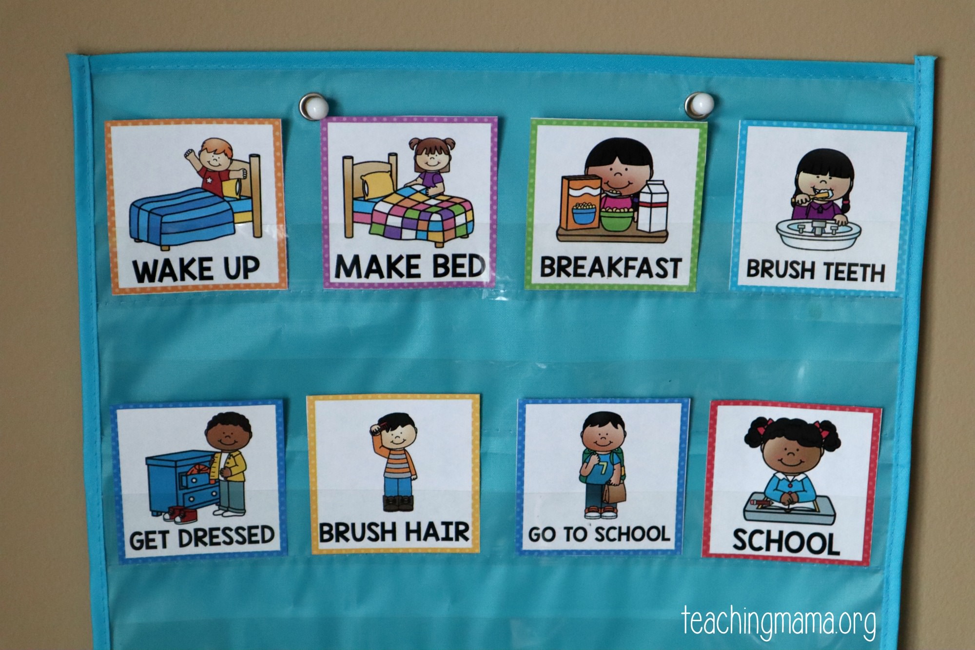 Visual Routine Chart Preschool