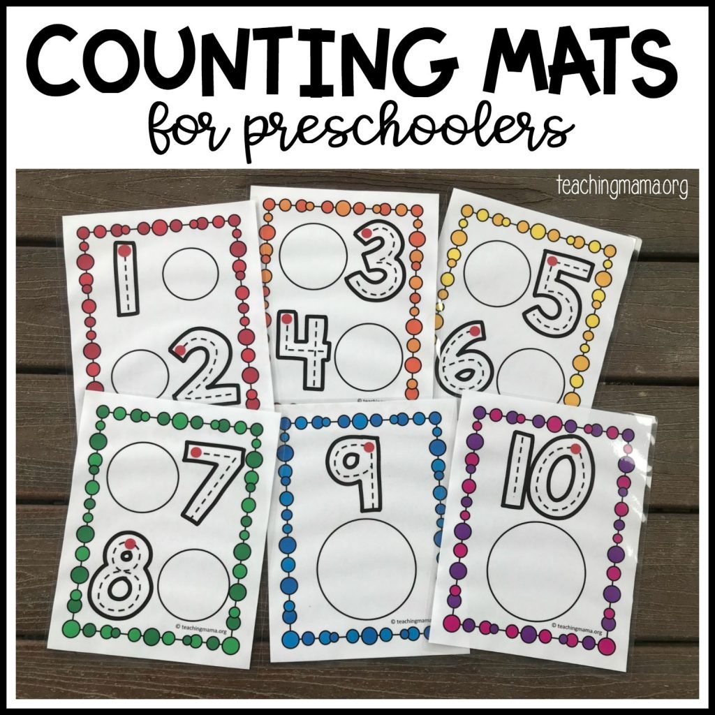 counting mats for preschoolers