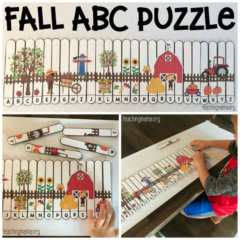 Fall Alphabet Puzzle