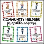 Community Helpers Printable Posters