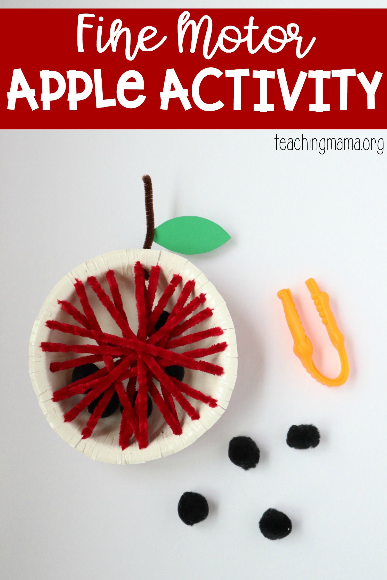 fine motor apple activity