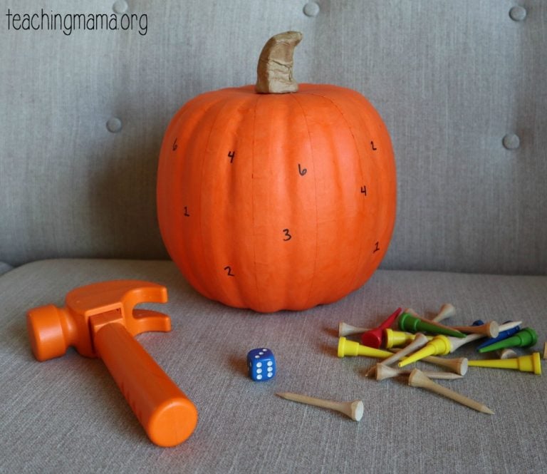 Hammer the Numbers – Pumpkin Activity