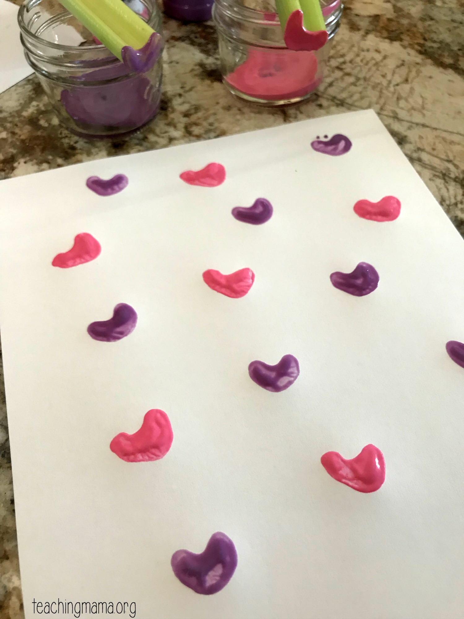 Celery Heart Stamps