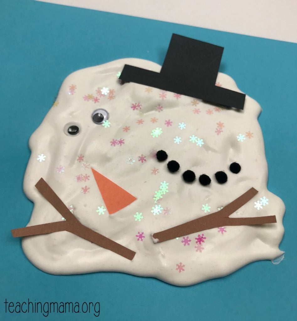 Melting Snowman Craft