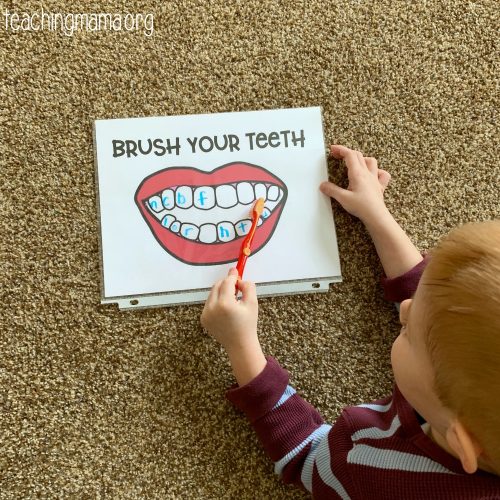 Brush the ABCs - Teaching Mama