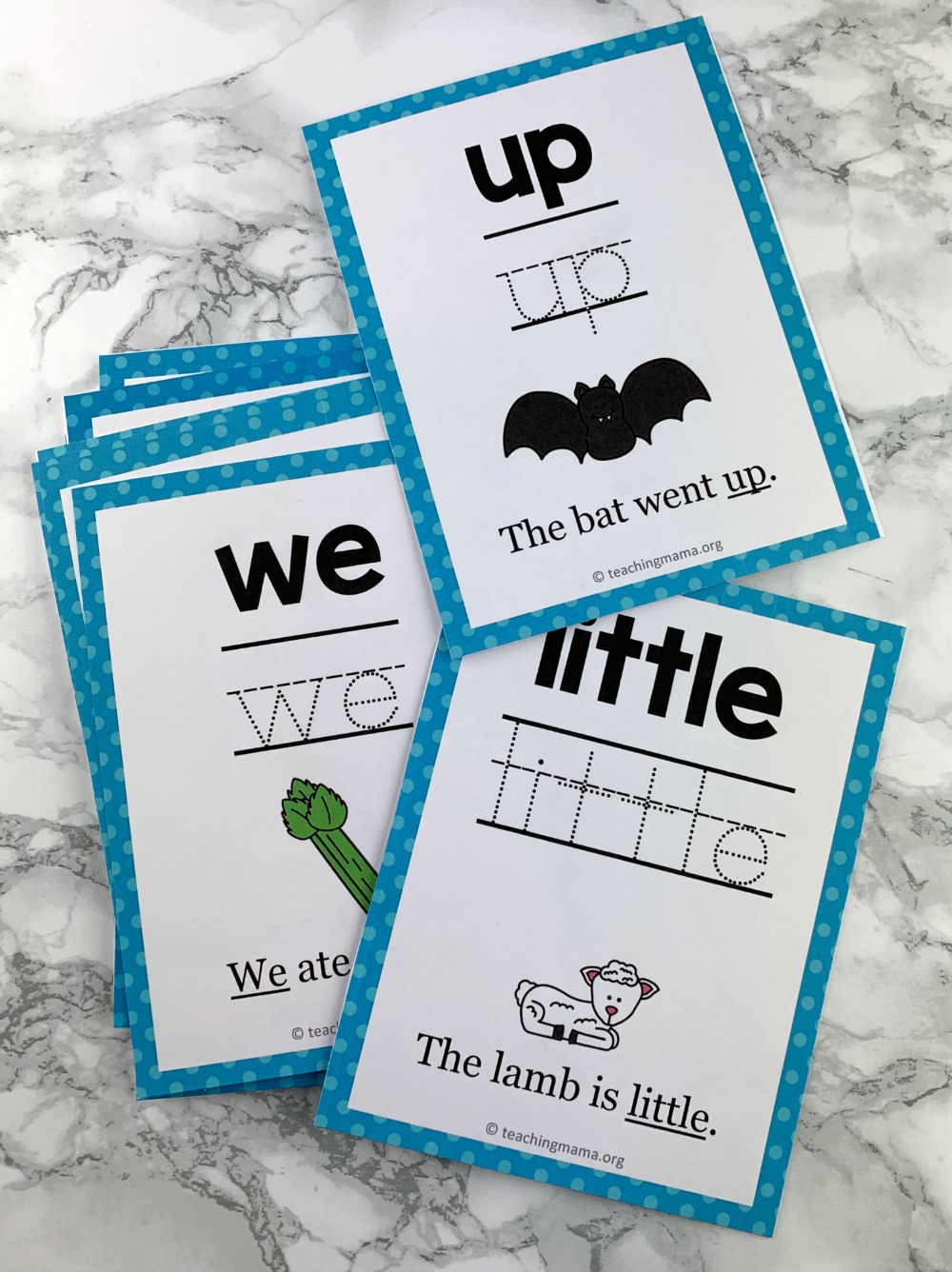 Sight Word Practice Cards Teaching Mama