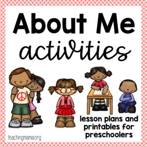 All About Me Chart For Preschool