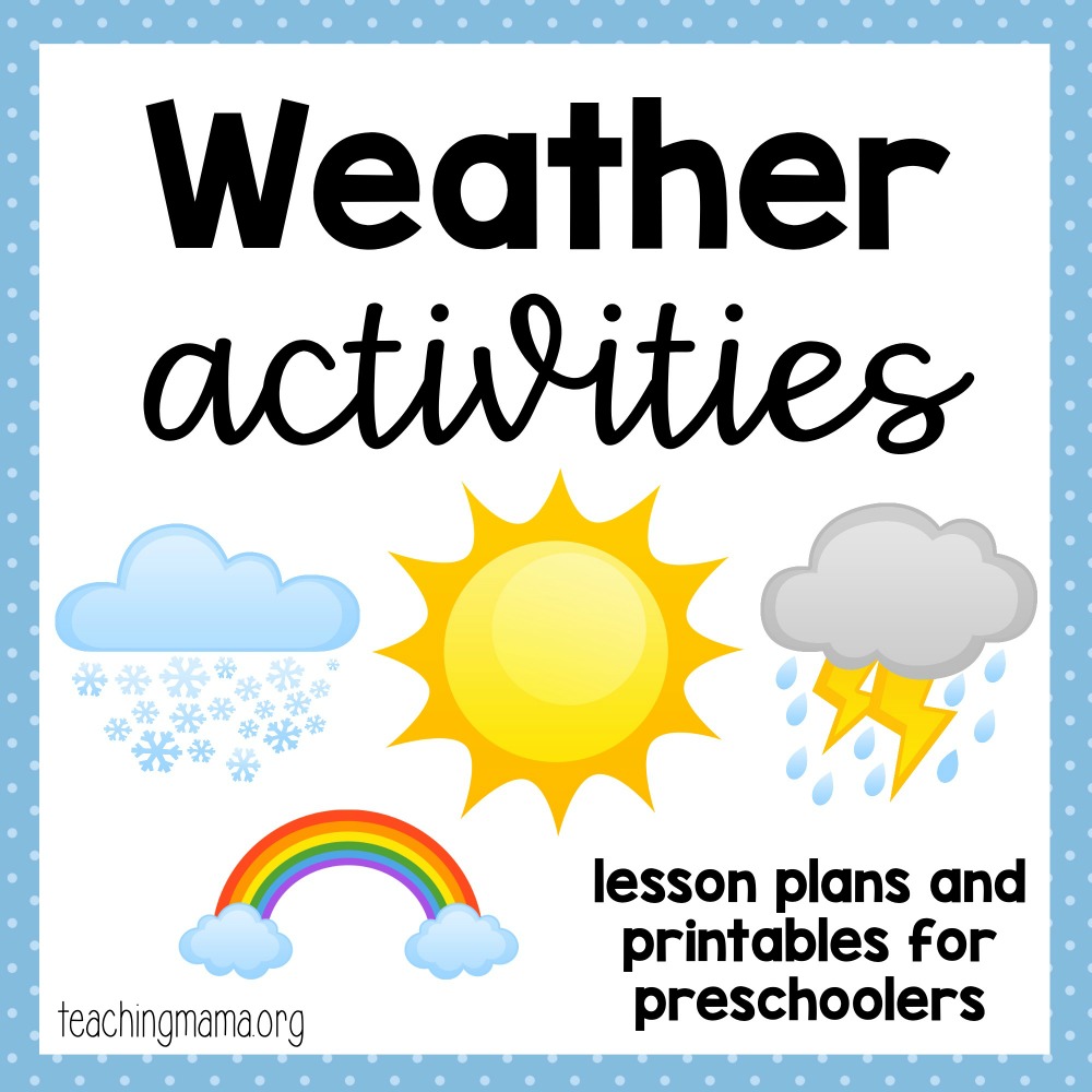 weather activities teaching mama