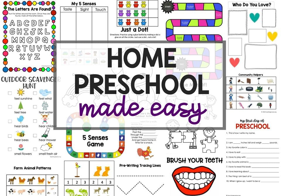 Home Preschool Made Easy