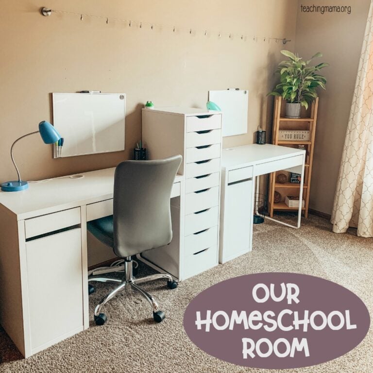 Our Homeschool Room for 2019