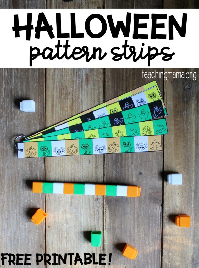 Halloween pattern strips