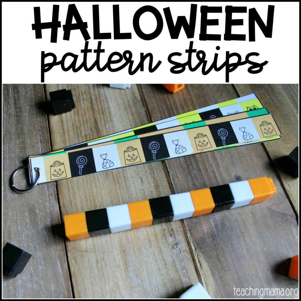 Halloween pattern strips