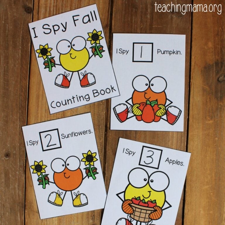 I Spy Fall Counting Booklet