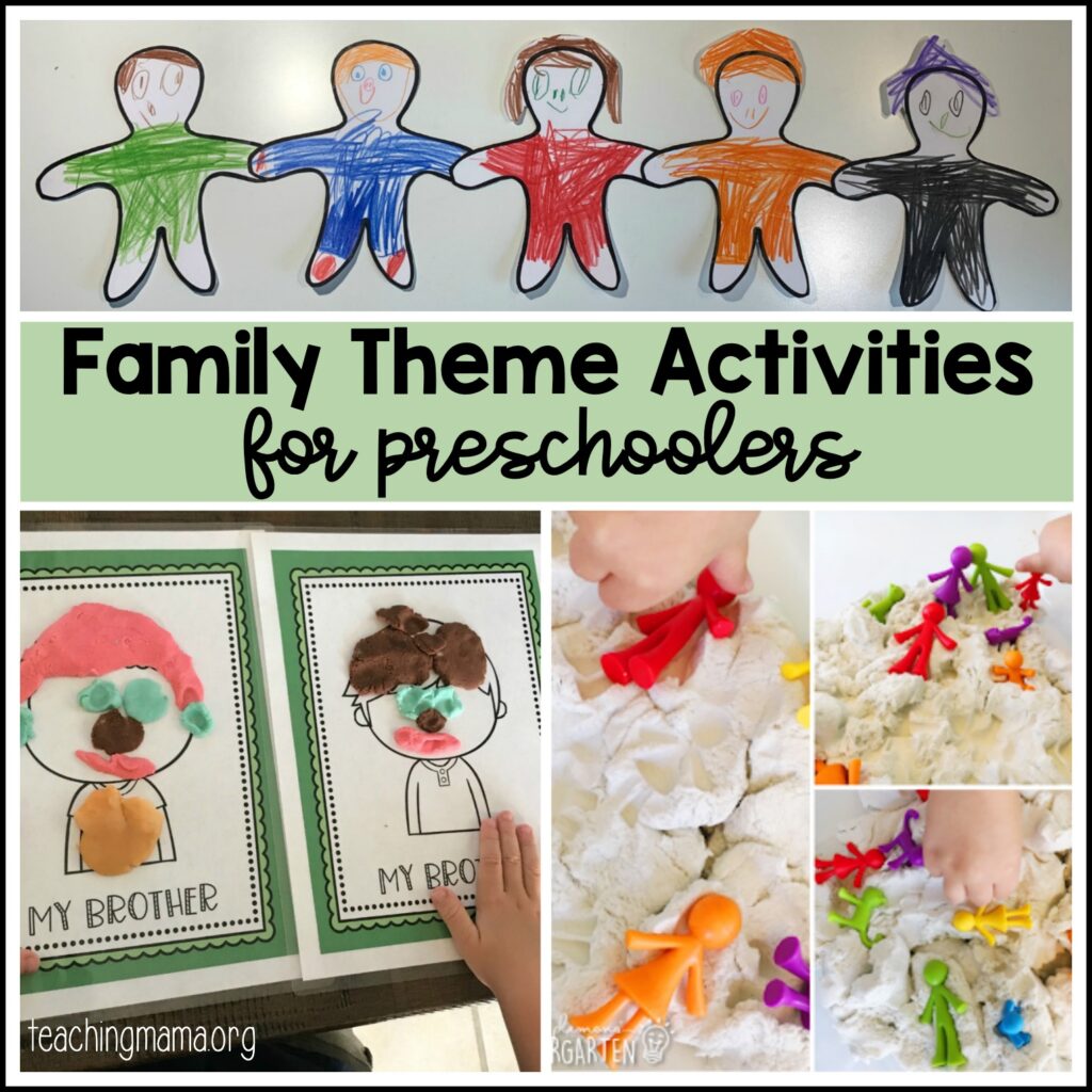 family theme activities for preschoolers