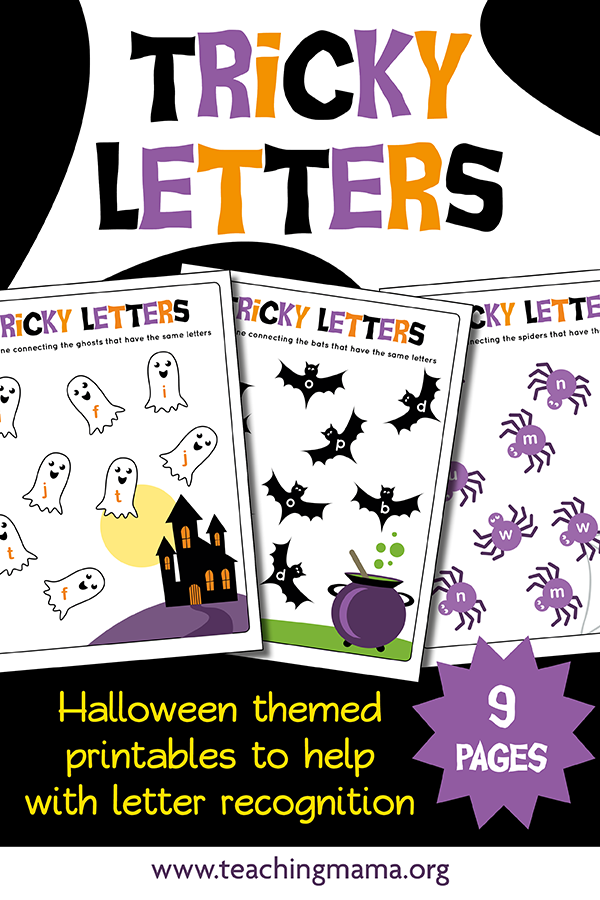 Halloween Tricky Letters