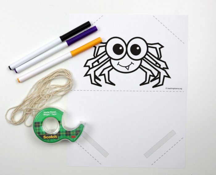 Moving Spider Craft - Teaching Mama