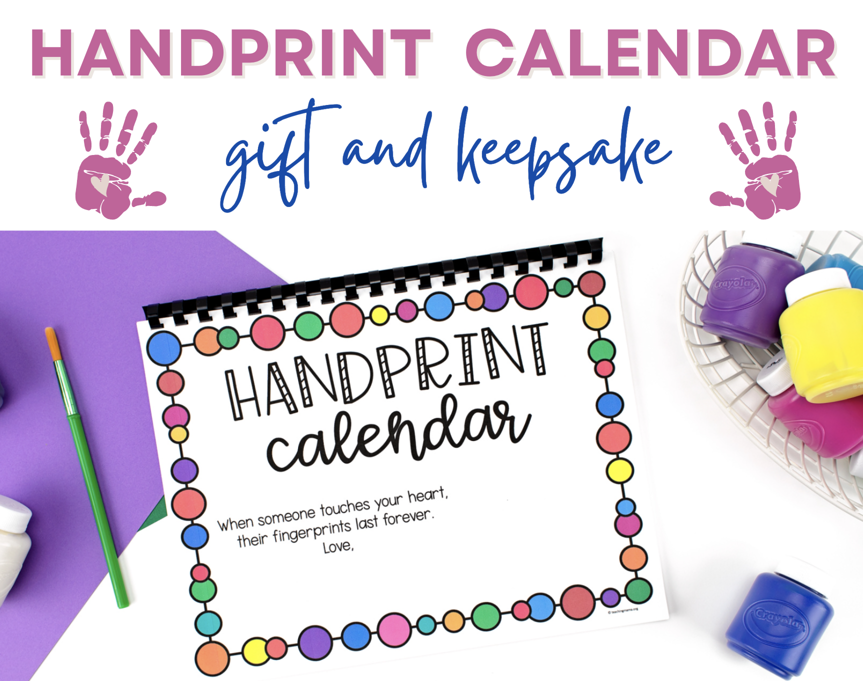 handprint calendar