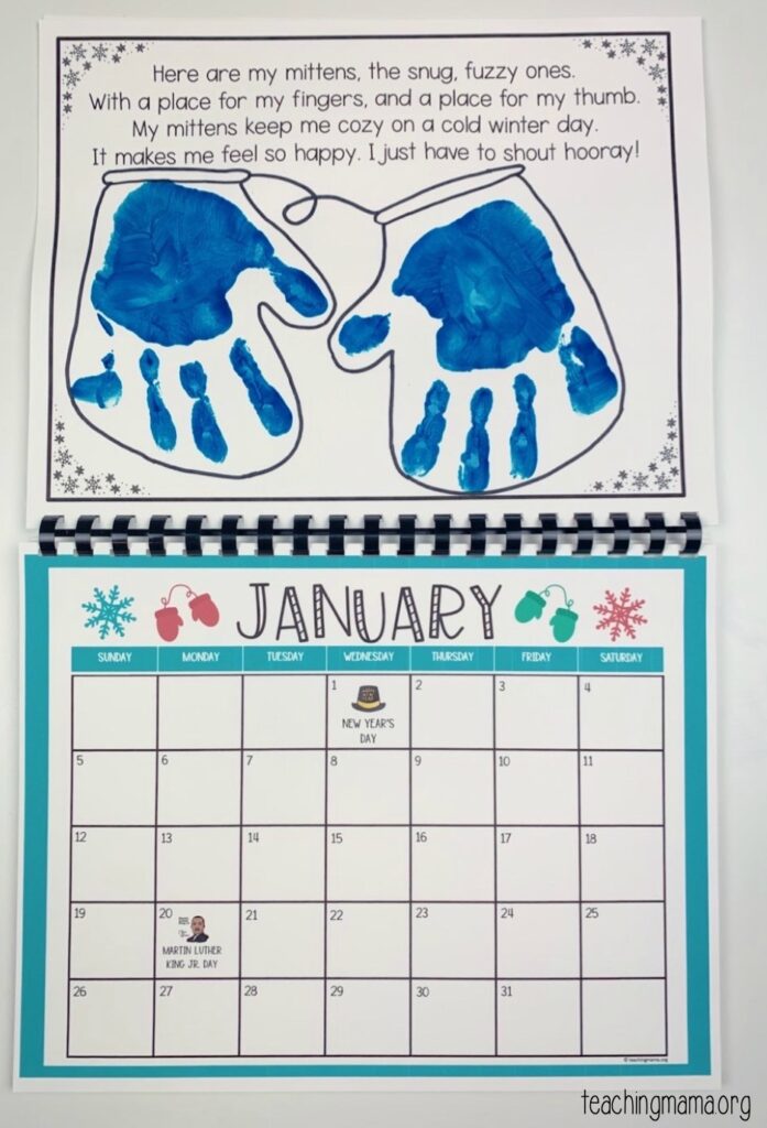 january calendar 2020 - Teaching Mama