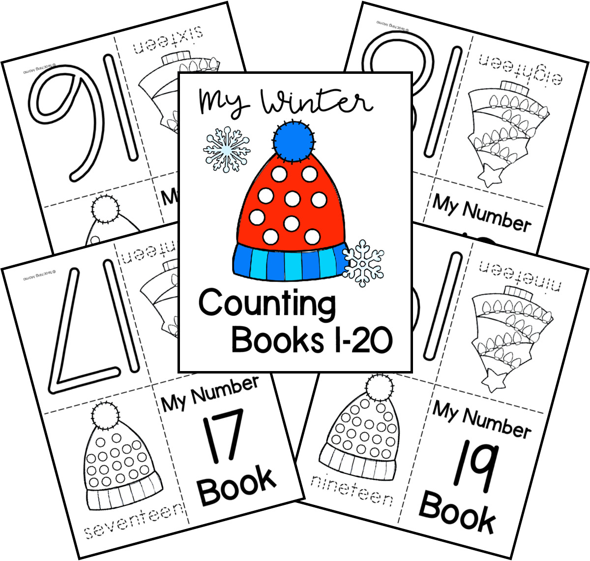 Free Printable Number Book 1 20 Free Printable Number Book 1 20