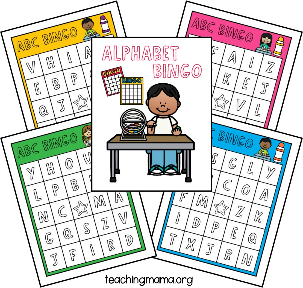 Alphabet Bingo Game Teaching Mama