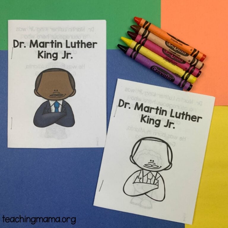 Martin Luther King Jr. Printable Booklet