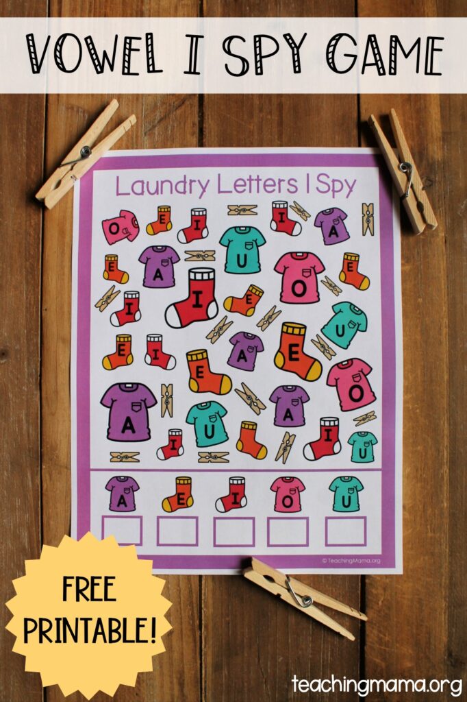 laundry letters i spy printables teaching mama