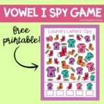 Laundry Letters I-Spy Printables