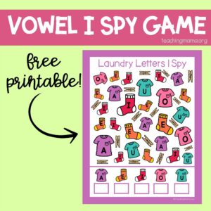 vowel i spy game