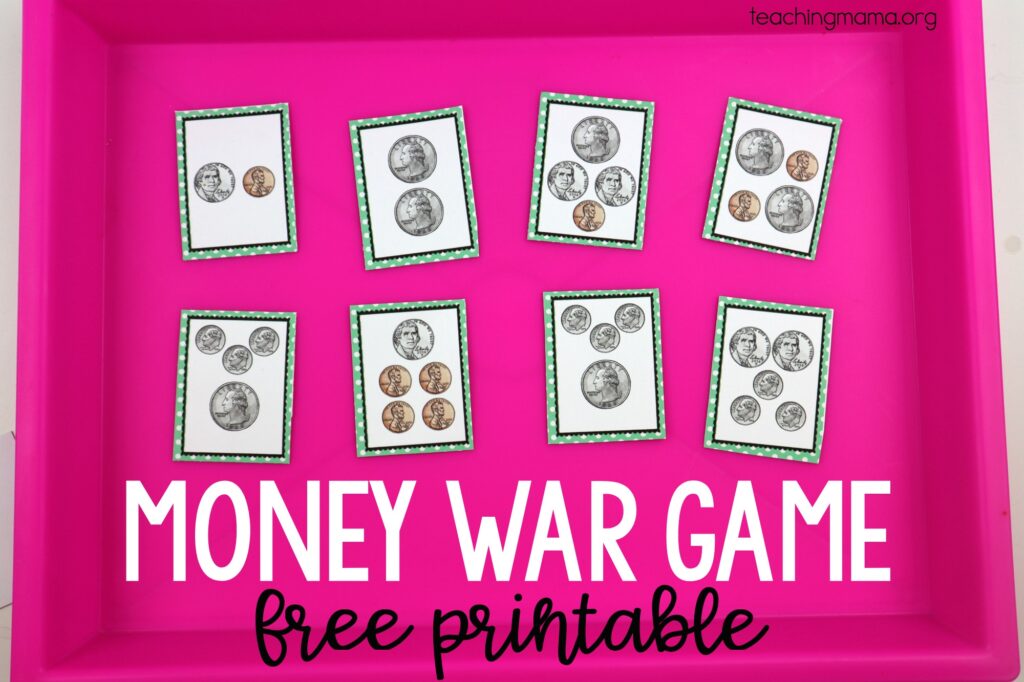 Money War Game - Teaching Mama