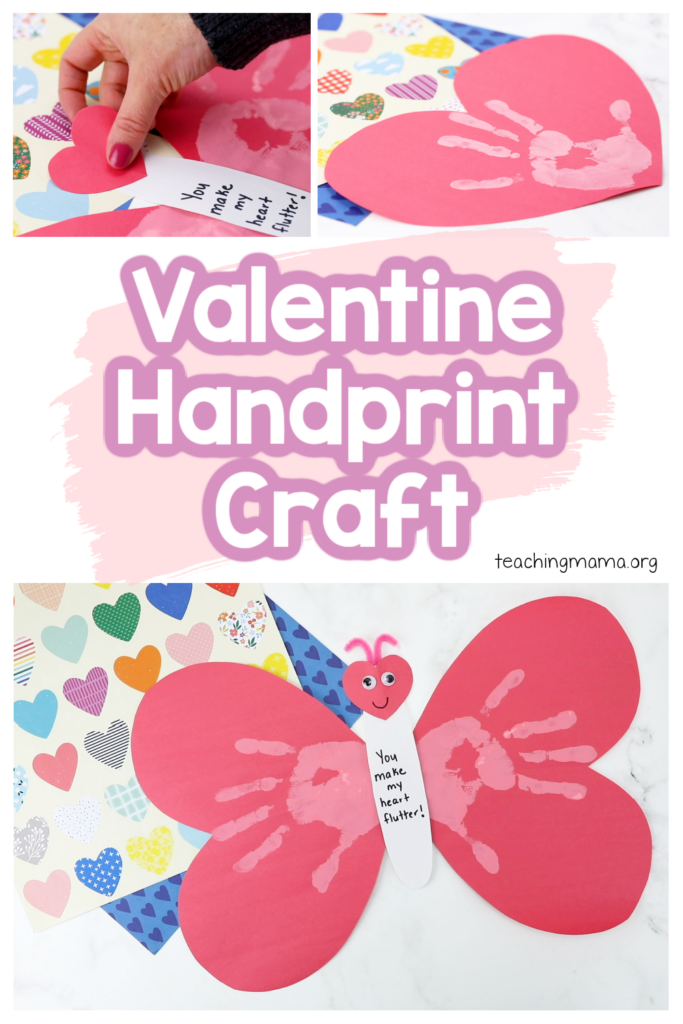 Valentine Handprint Craft