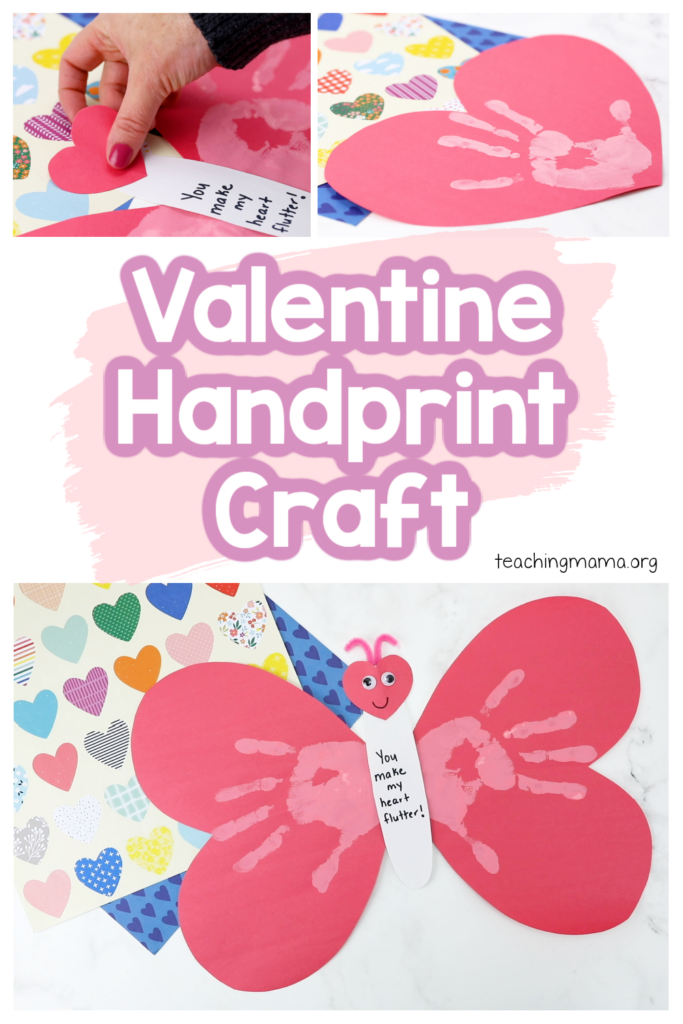 DIY Valentine's Day Butterfly Craft For Kids - The Momma Diaries