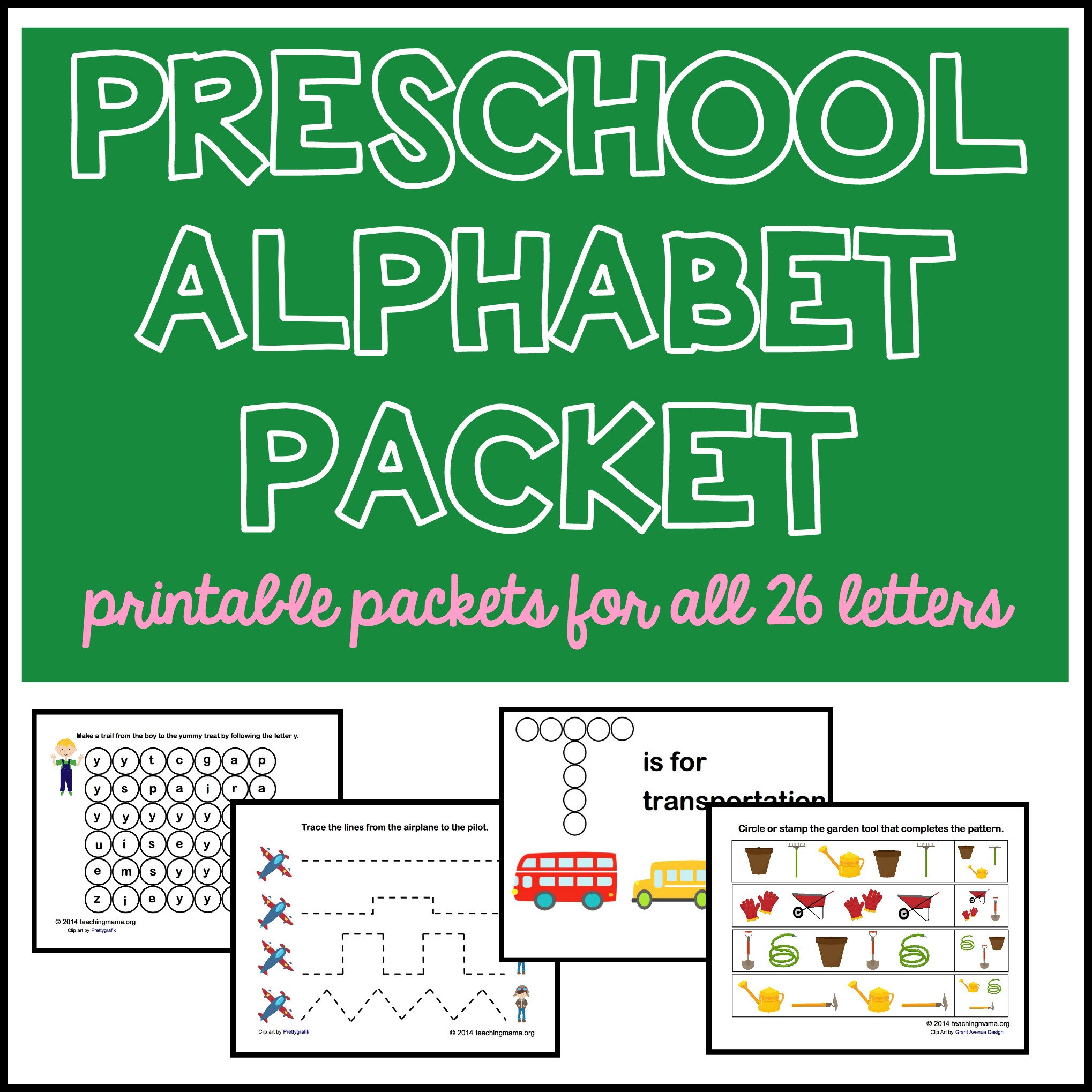 First Grade At Home Literacy Packet - Teaching Mama