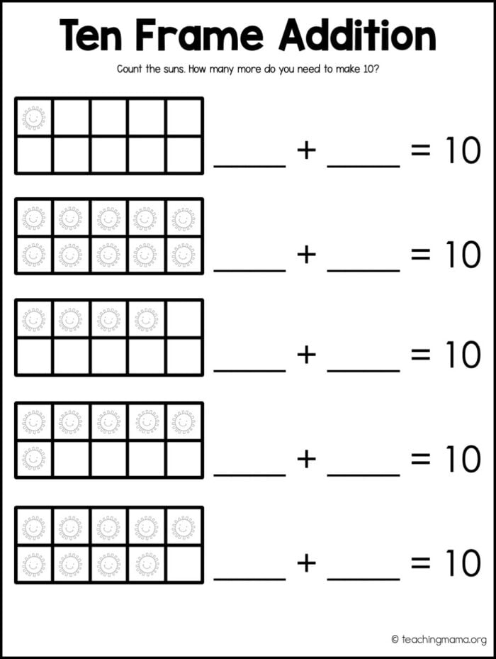 Kindergarten At Home Math Packet LaptrinhX News